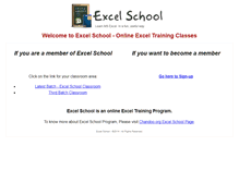 Tablet Screenshot of excelschool.in